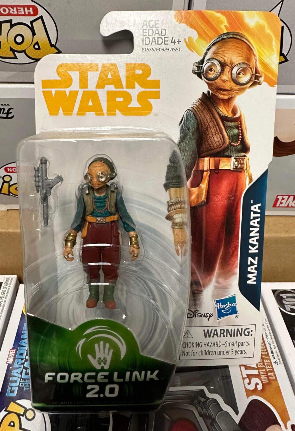 Star Wars Force Link 2.0 The Last Jedi Maz Kanata 3.75" Figure Hasbro