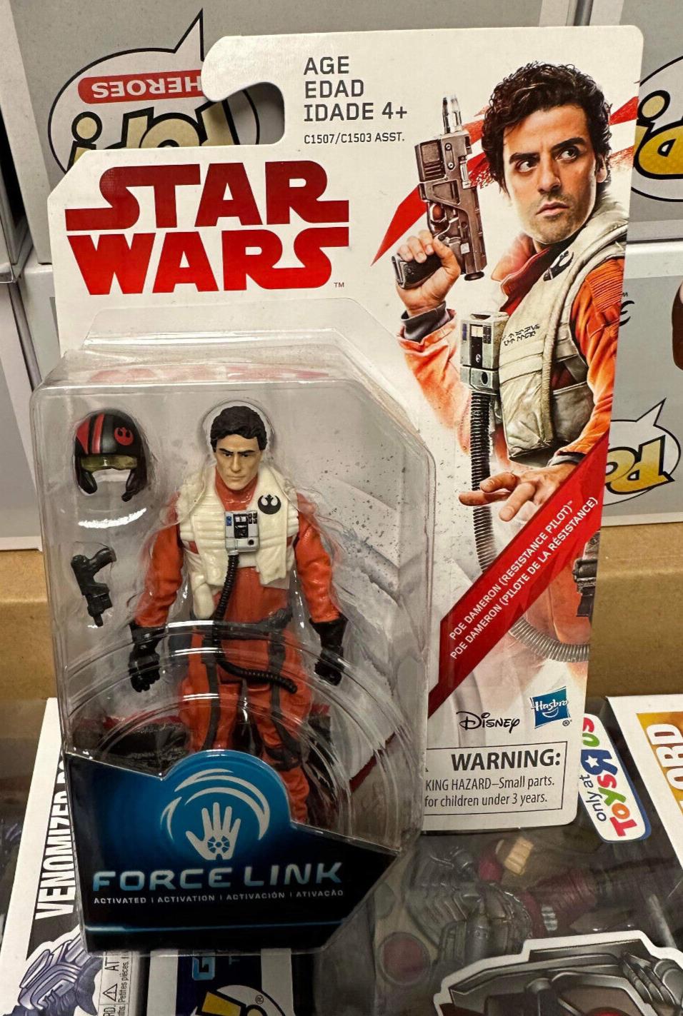 Hasbro Star Wars Poe Dameron (Resistance Pilot) Force Link Action Figure