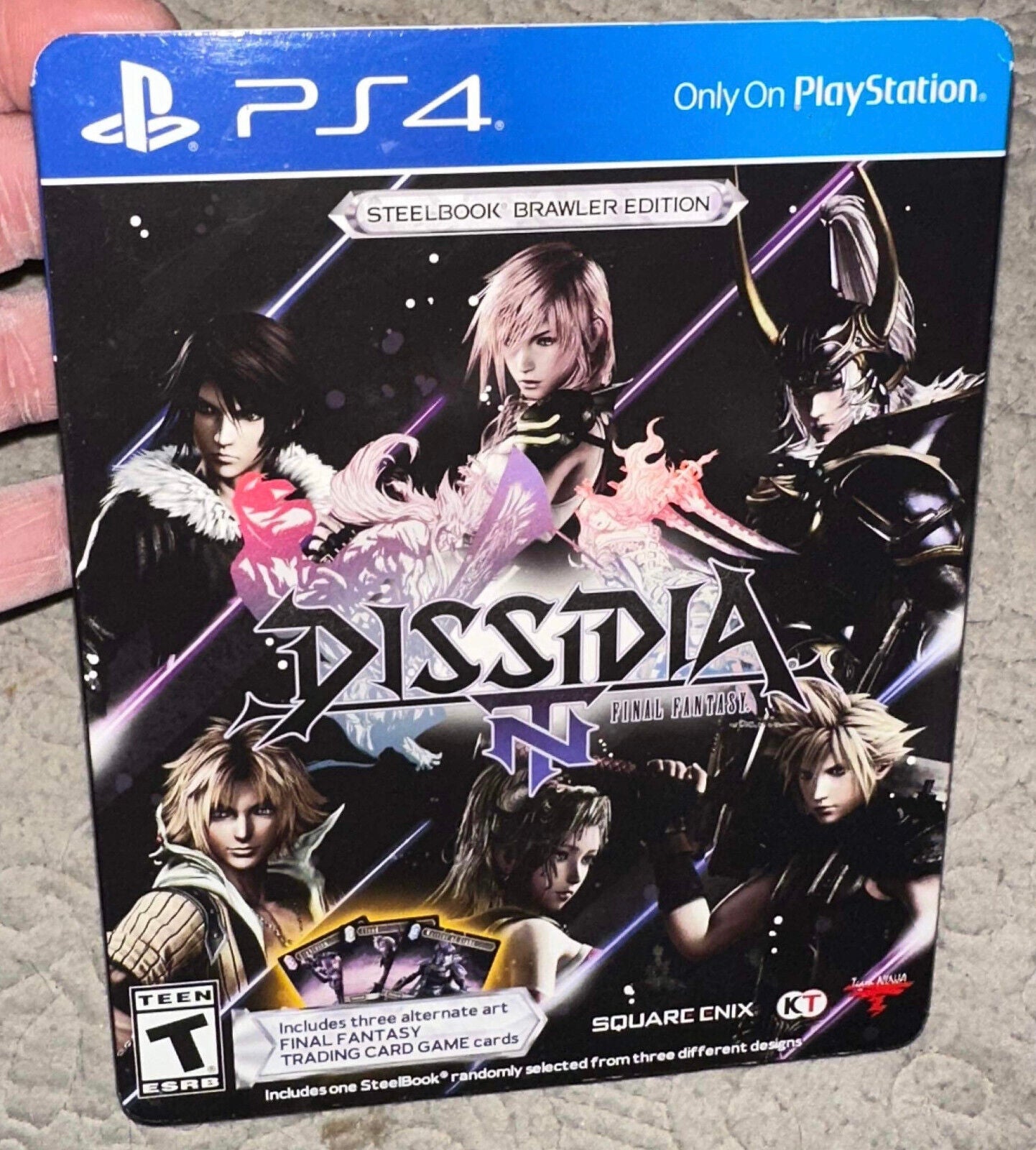 Dissidia Final Fantasy NT - Steelbook Brawler Edition (Playstation PS4) w Card