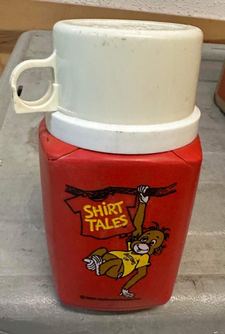 Hallmark Shirt Tales Character Thermos 1980