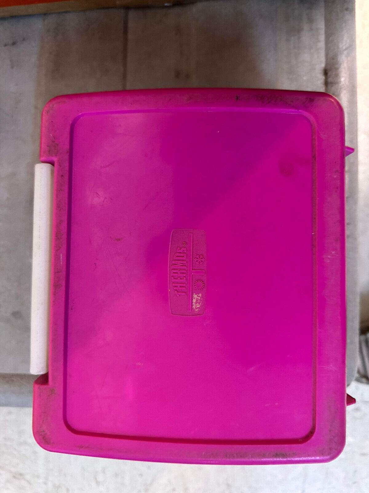 Vintage BARBIE Lunch Box & Thermos 1990 Mattel Pink 