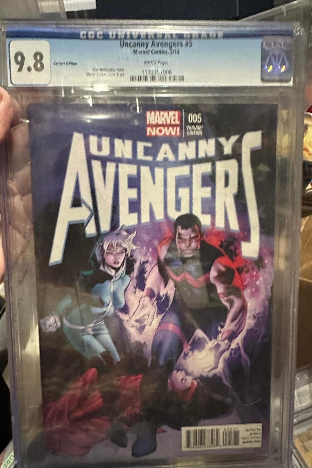 Uncanny Avengers #5 Marvel Copiel 1:100 Incentive Variant CGC 9.8