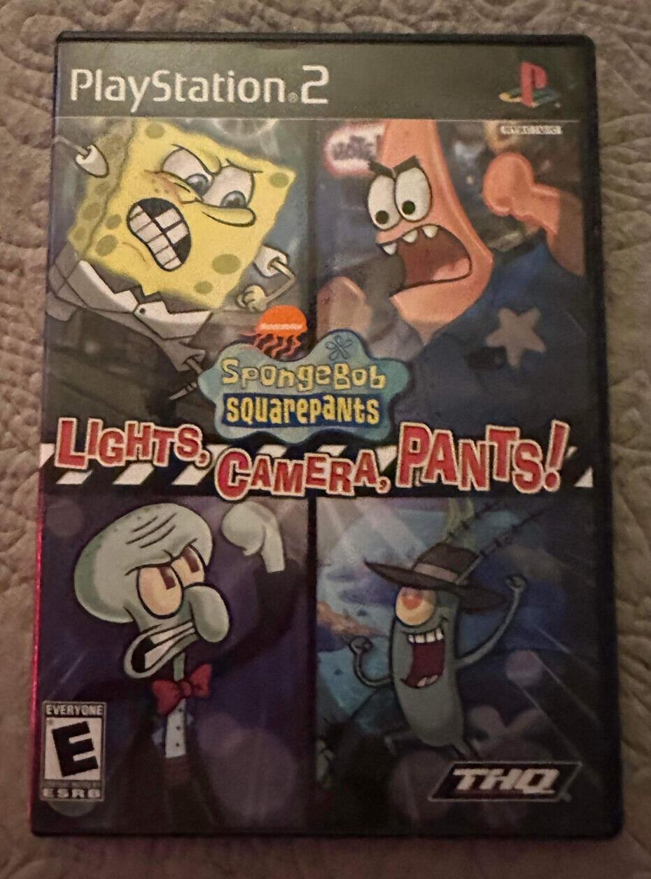 SpongeBob SquarePants: Lights, Camera, Pants (Sony PlayStation 2) PS2