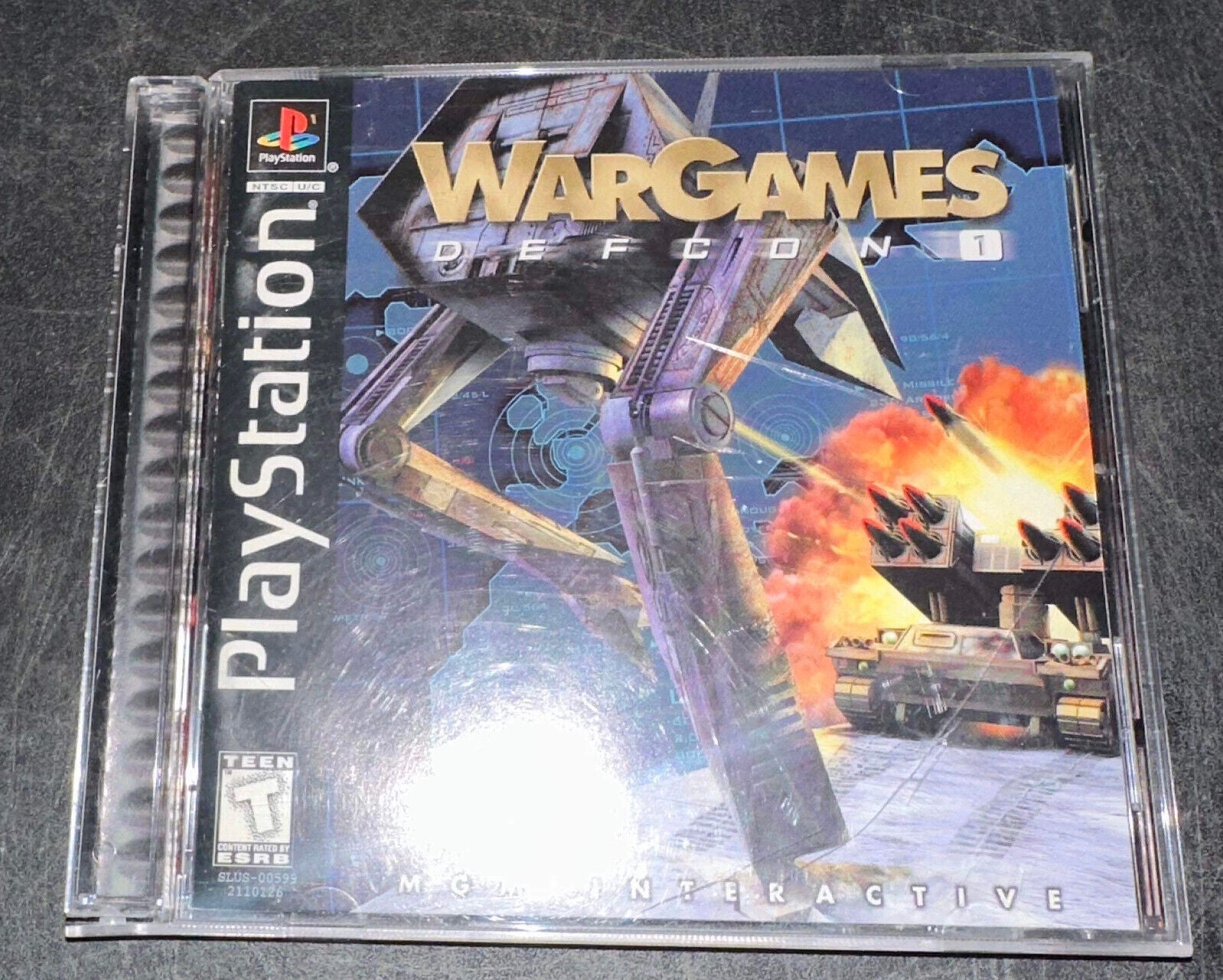 Wargames Defcon 1 (Sony PlayStation PS1) - Tested