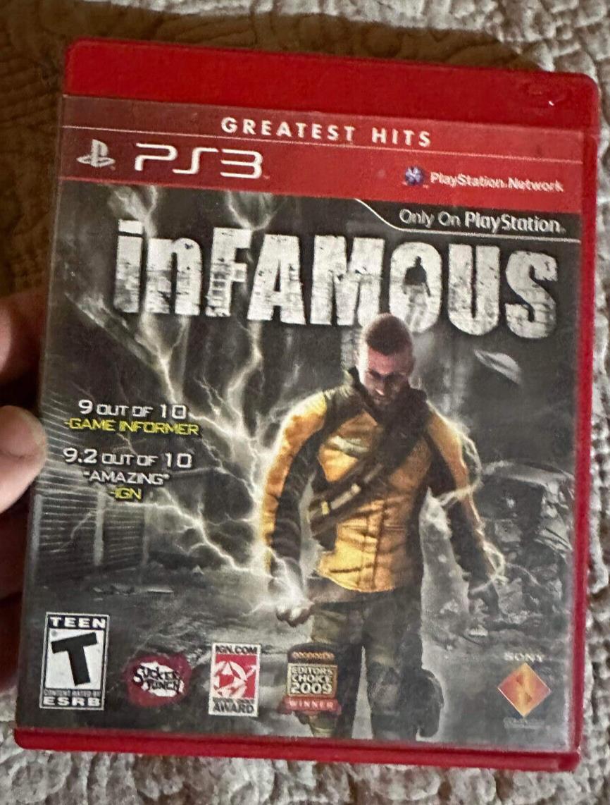 PS3 inFamous Greatest Hits (Sony PlayStation 3, 2009)