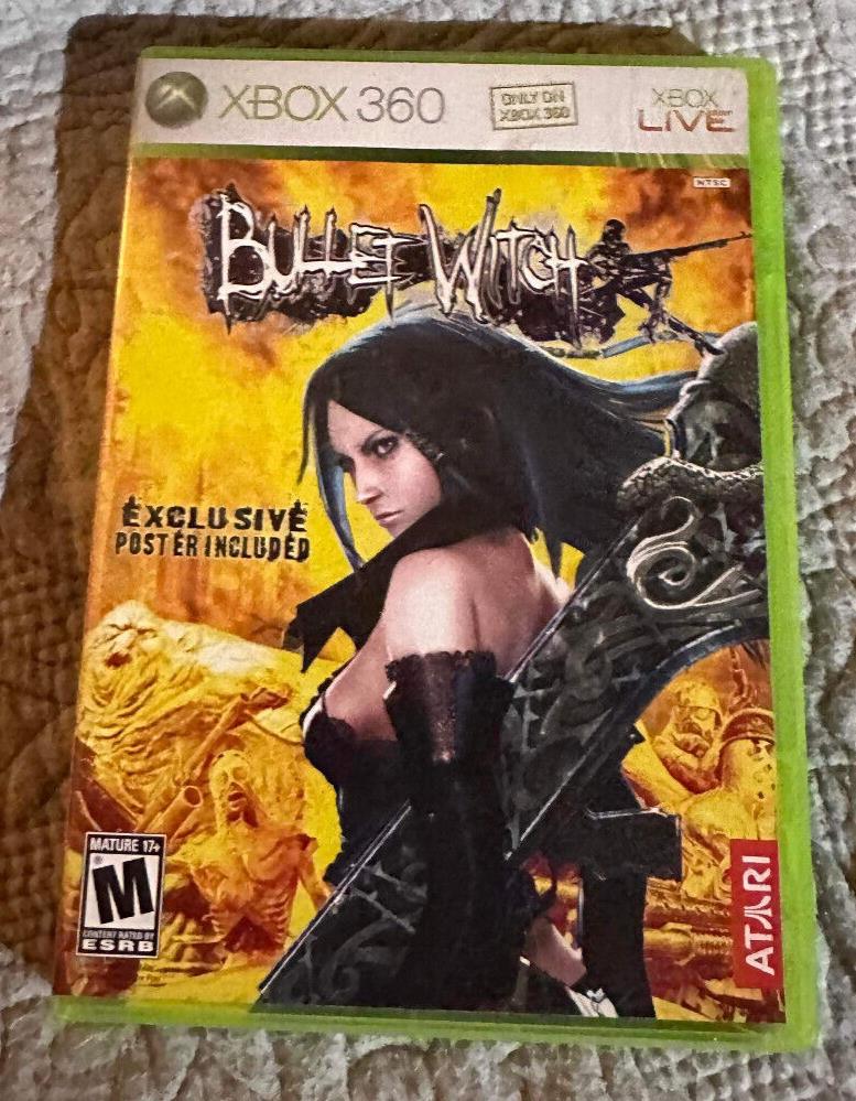 Bullet Witch (Microsoft Xbox 360, 2007) Video Game w Manual