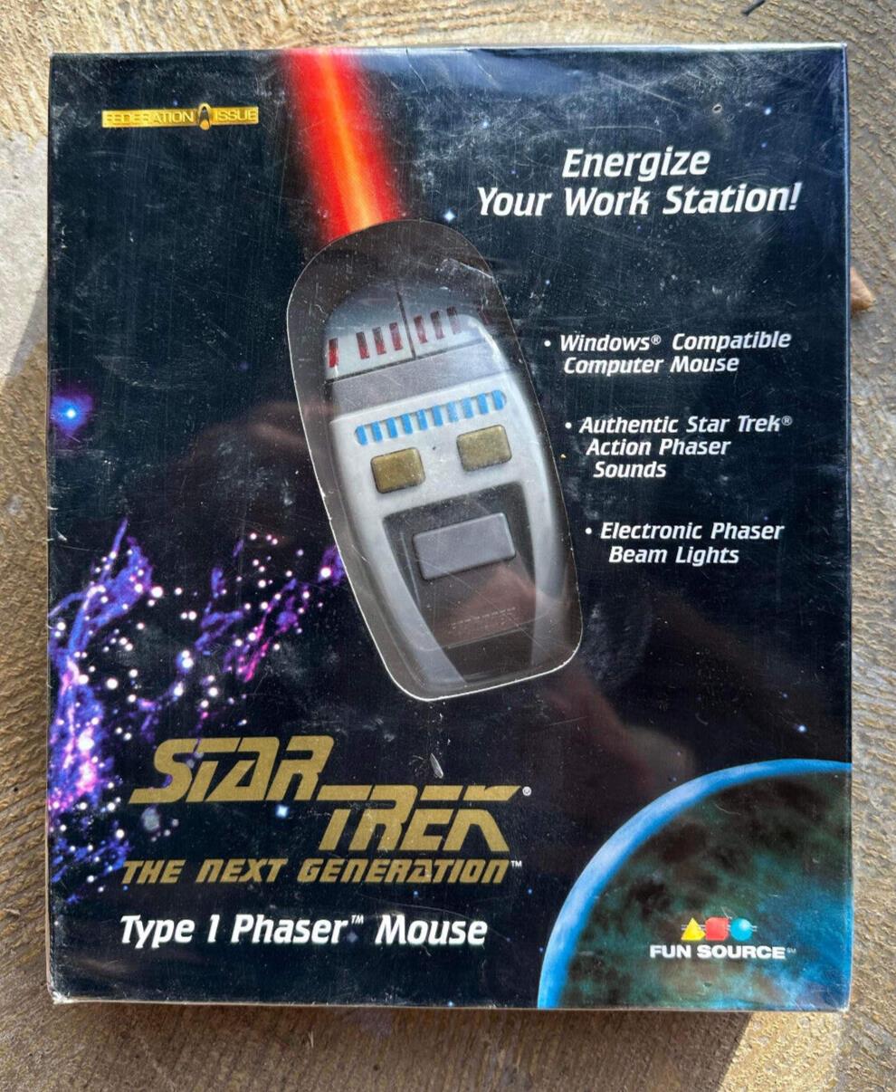 Star Trek The Next Generation Type 1 Phaser Mouse