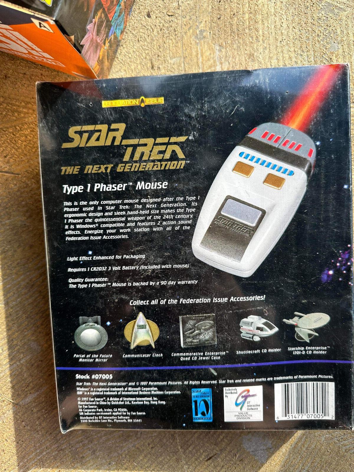 Star Trek The Next Generation Type 1 Phaser Mouse