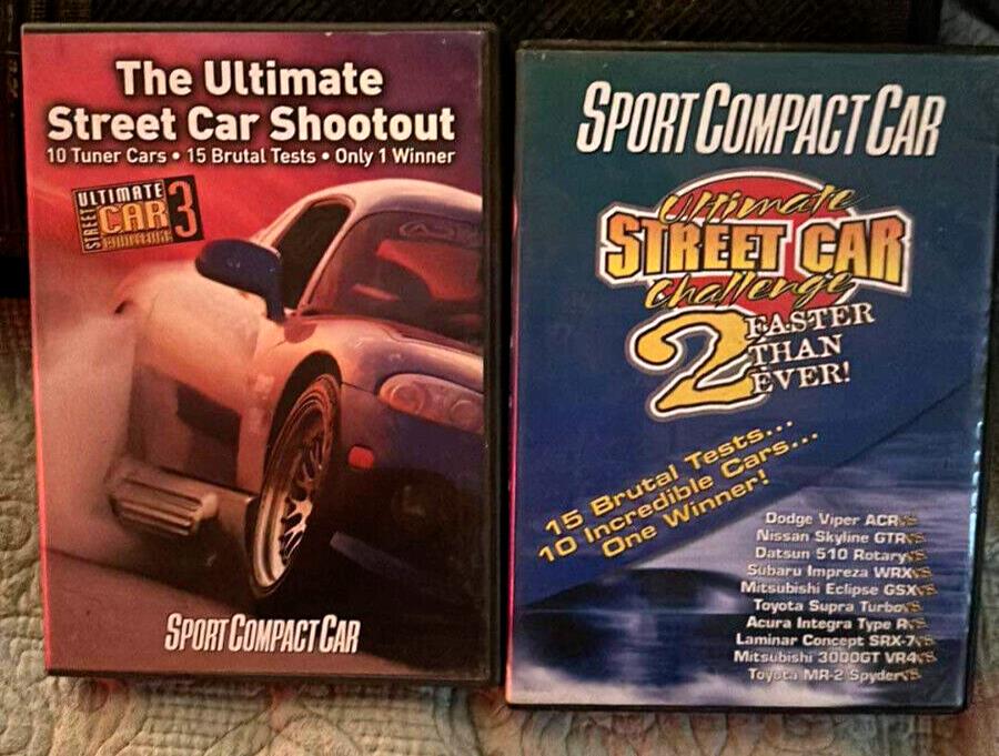 Sport Compact Car / Ultimate Street Car Shootout DVD  Lot x2