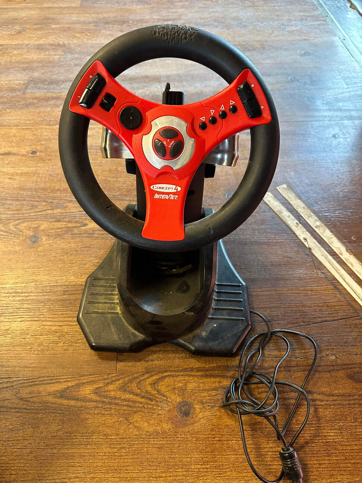Vintage Video Game Concept 4 Racing Steering Wheel For Nintendo 64 N64