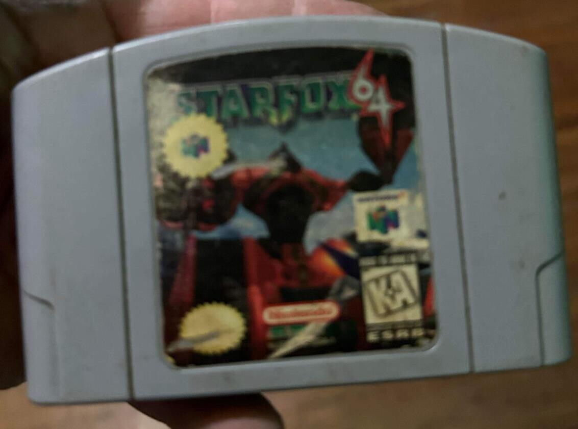 Star Fox Starfox 64 Video Game (Nintendo N64, 1997) Authentic Cartridge Only