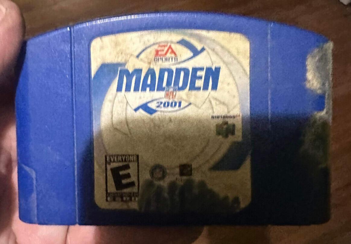 Madden NFL 2001 (Nintendo 64, 1997) N64 Genuine Authentic