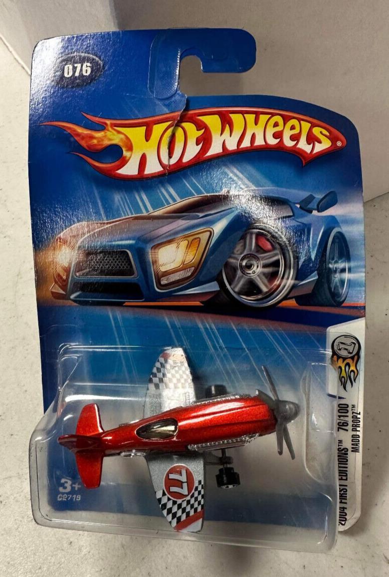 Hot Wheels  2004 First Editions Air Plane 77  Mad Propz   76/100