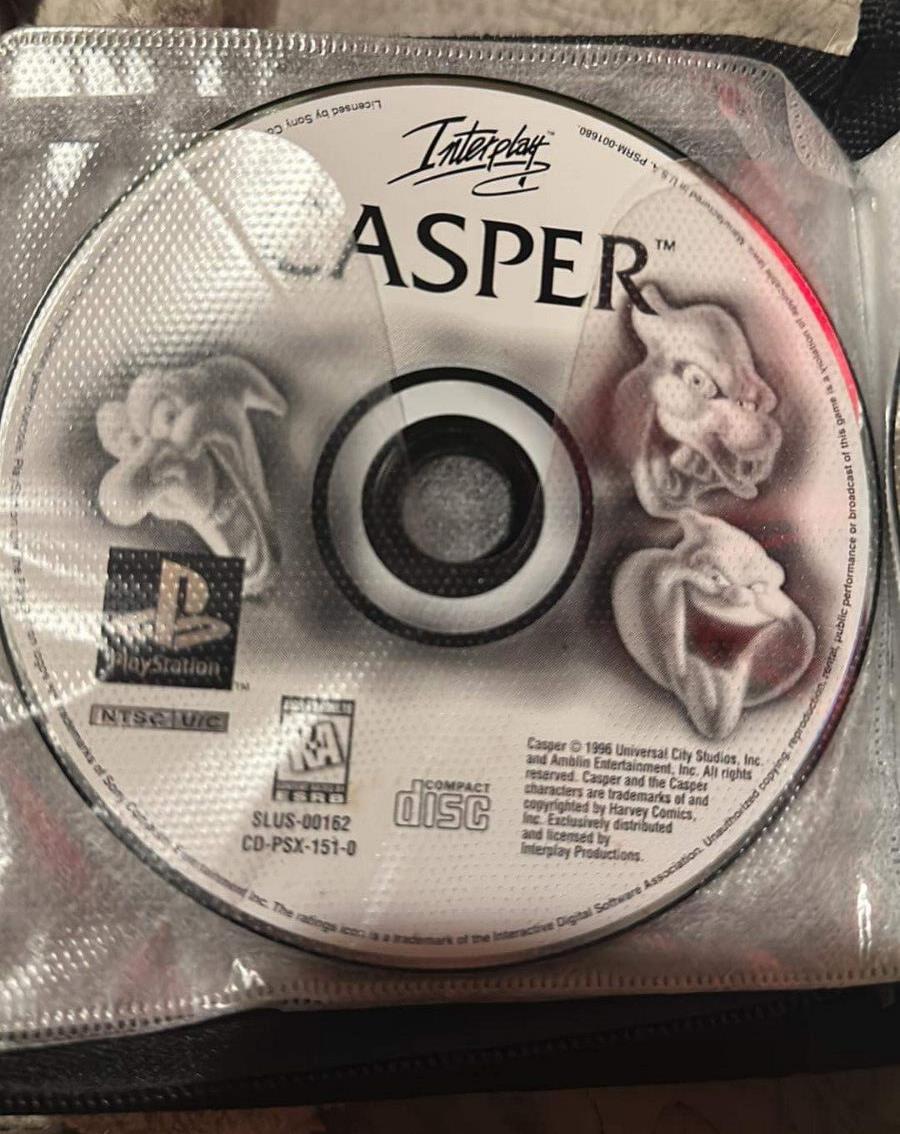 Casper (PlayStation 1 PS1)  Disc Only