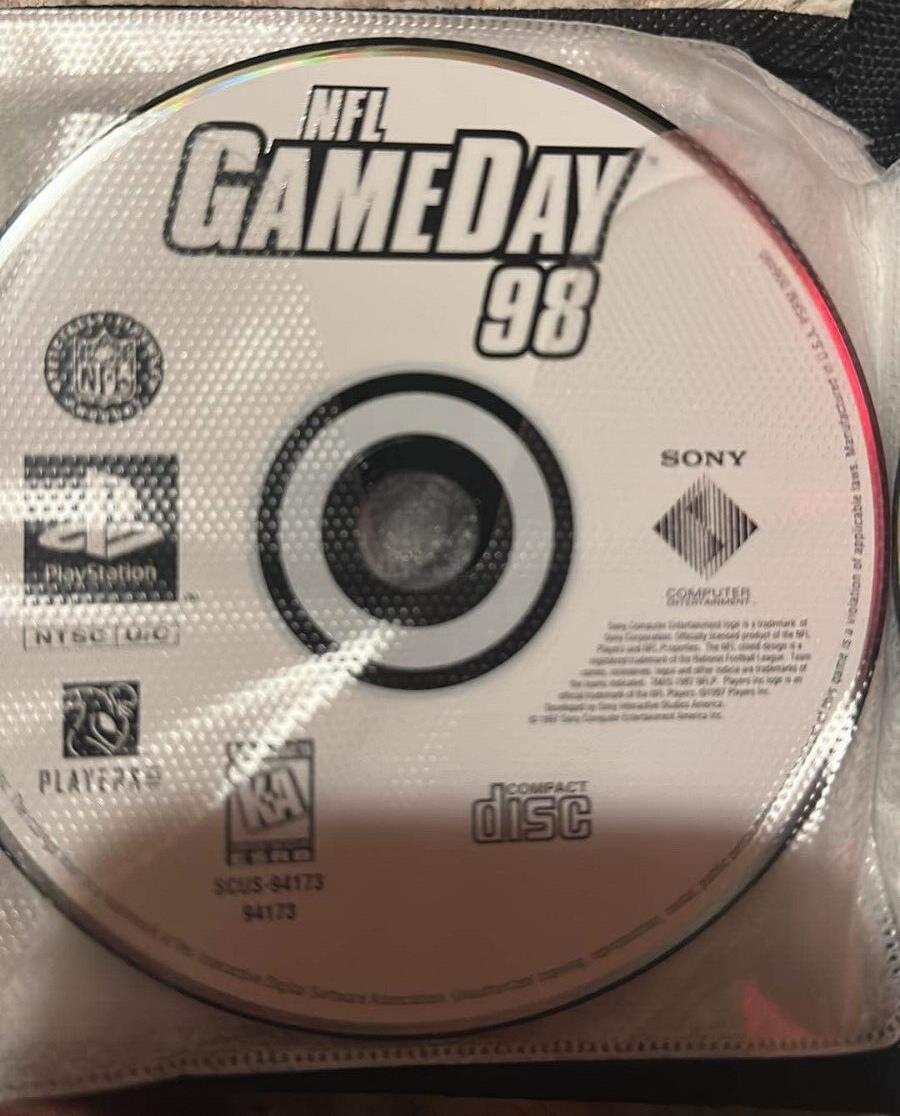 NFL GameDay 98 (Sony PlayStation 1, 1997) PS1 Disc Only