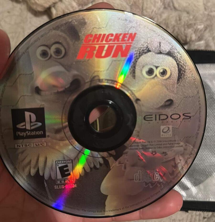 Chicken Run (Sony PlayStation 1 PS1, 2000) Game Disc Only