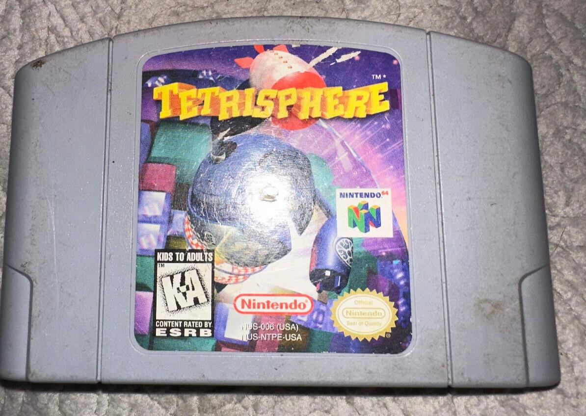 Tetrisphere (Nintendo 64, 1997) N64 Authentic Cartridge Only