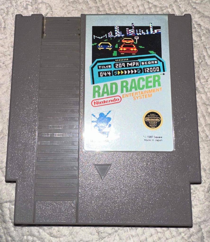 Rad Racer Nintendo Nintendo Entertainment System NES Authentic