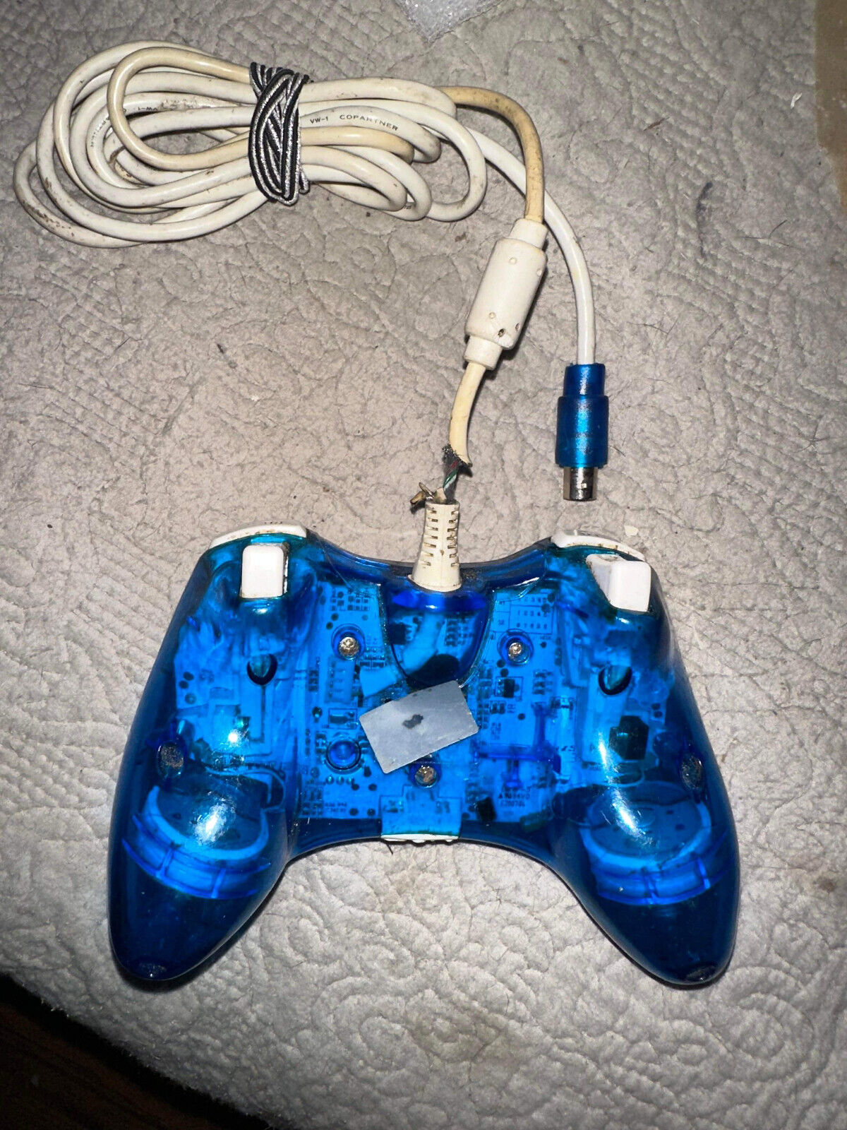 Rock Candy Wired Controller for Xbox 360 Blue w/7 foot cord