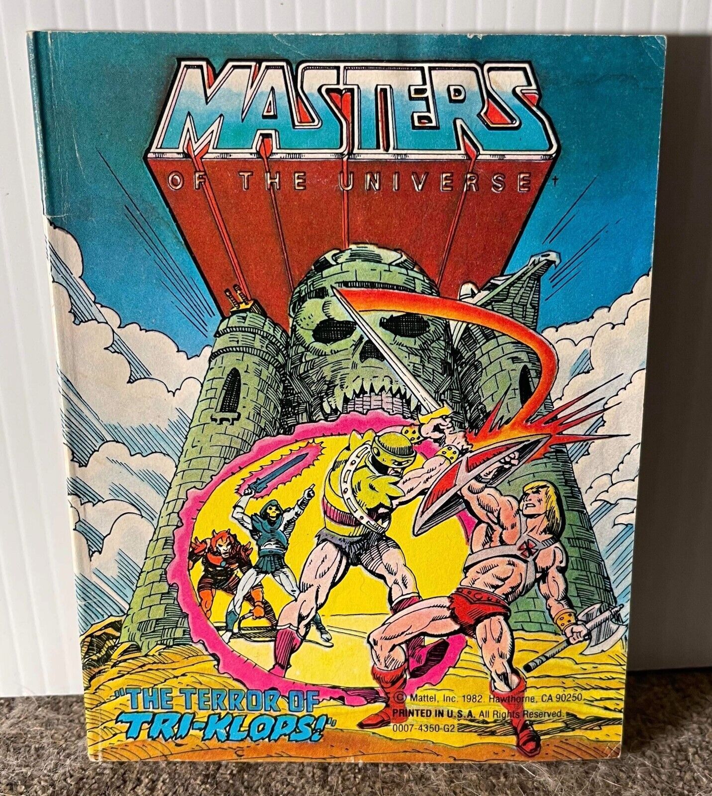 The Terror of Tri-Klops! Mini Comic 1982 He-Man Masters of the Universe MOTU