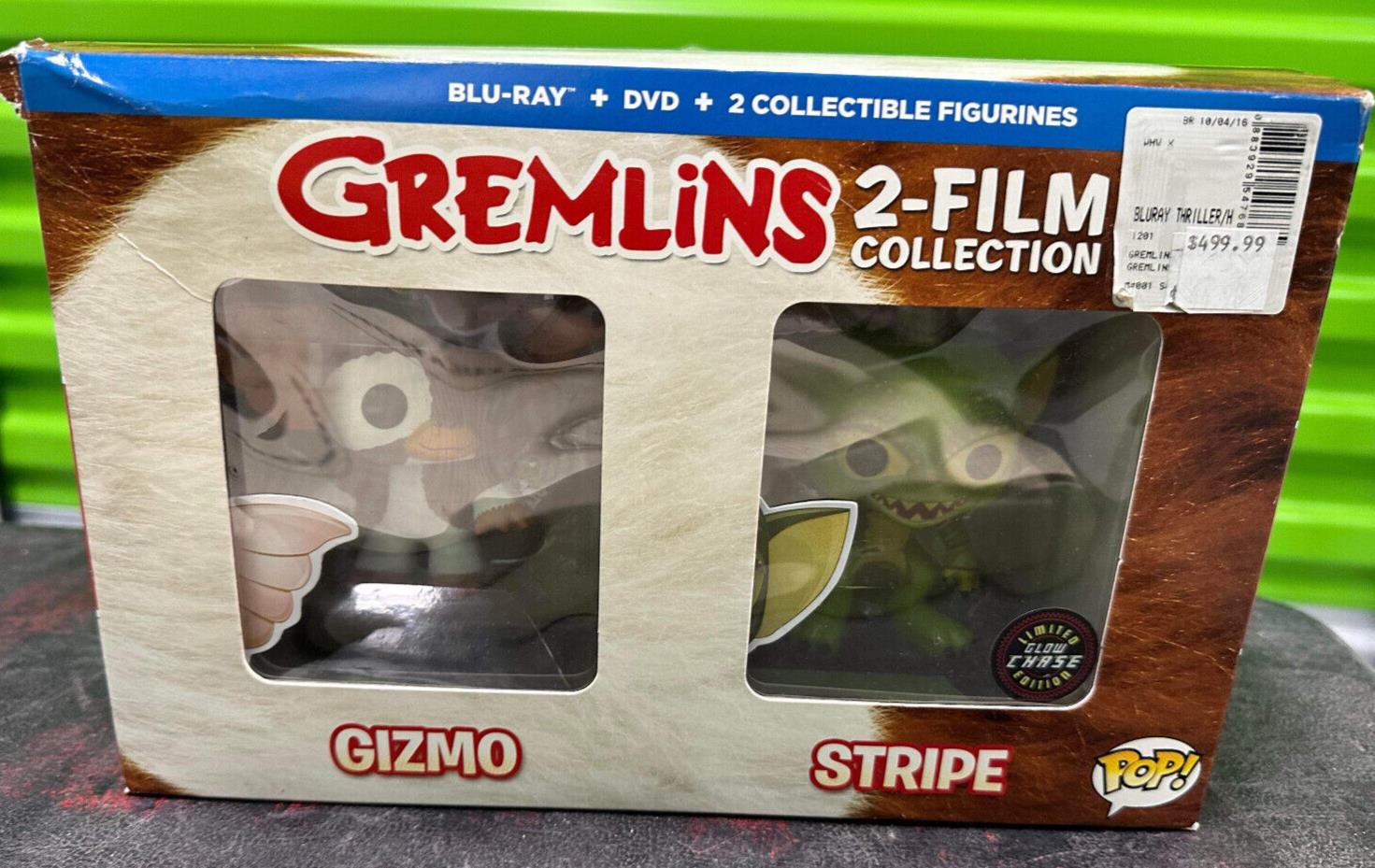 GREMLINS Film Collection Blu-Ray Dvd Funko Pop Collectable Figurine Gizmo Stripe