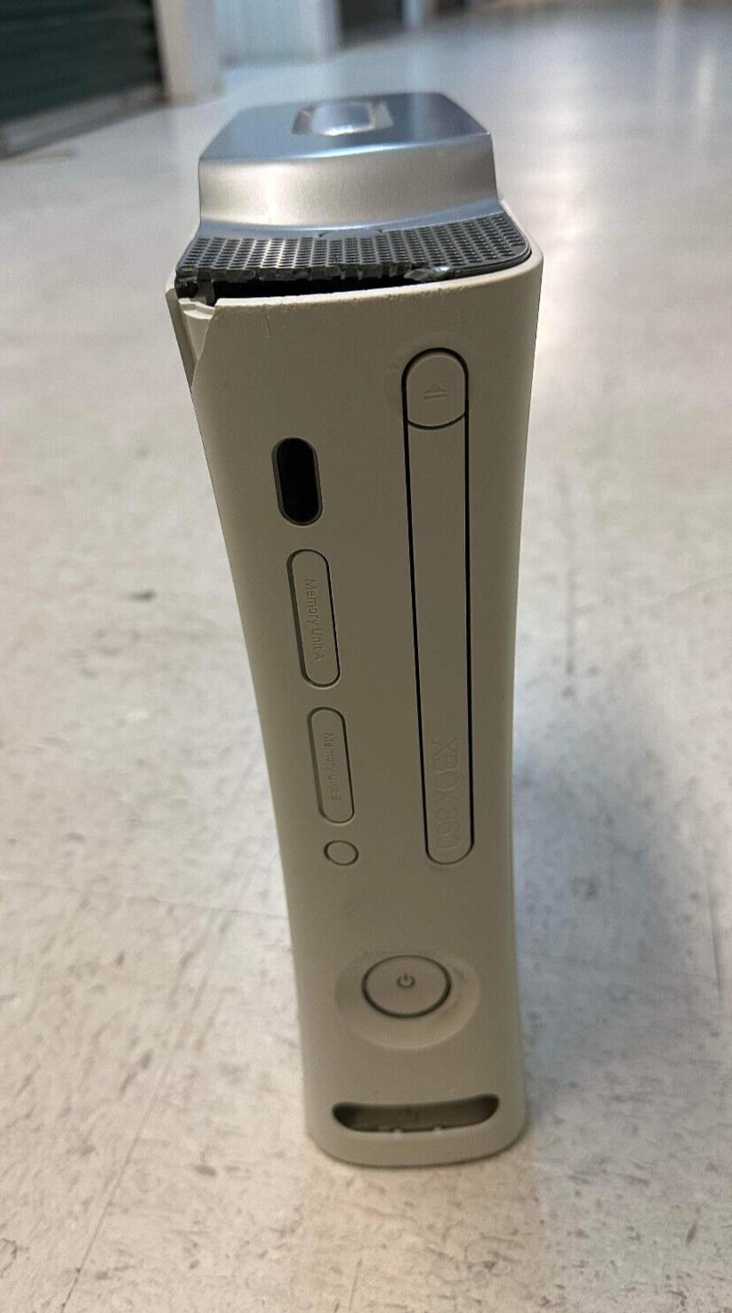 Microsoft Xbox 360 White Console Only - Working