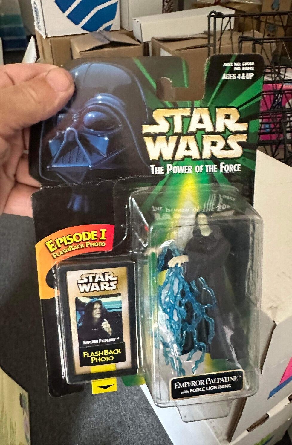 Star Wars Emperor Palpatine Power Of The Force Flashback 3.75" New 1998 Hasbro