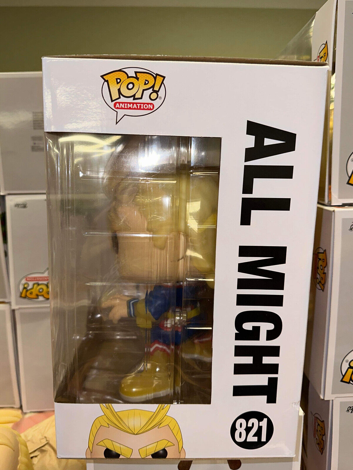 Funko Pop! My Hero Academia All Might 821 10" Large Size Vinyl + Loose Figure