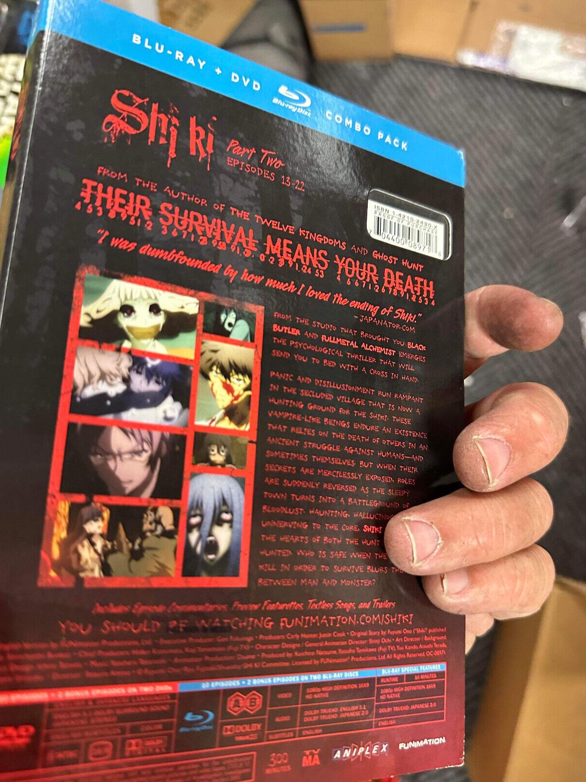 Shiki: Part 2 (Blu-ray/DVD, 2012, 4-Disc Set)