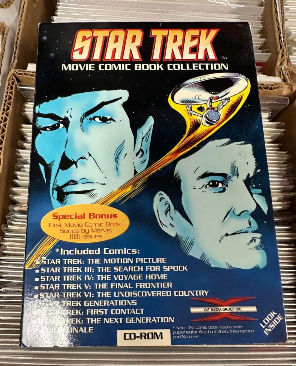 Star Trek Movie Comic Book Collection PC CD-ROM