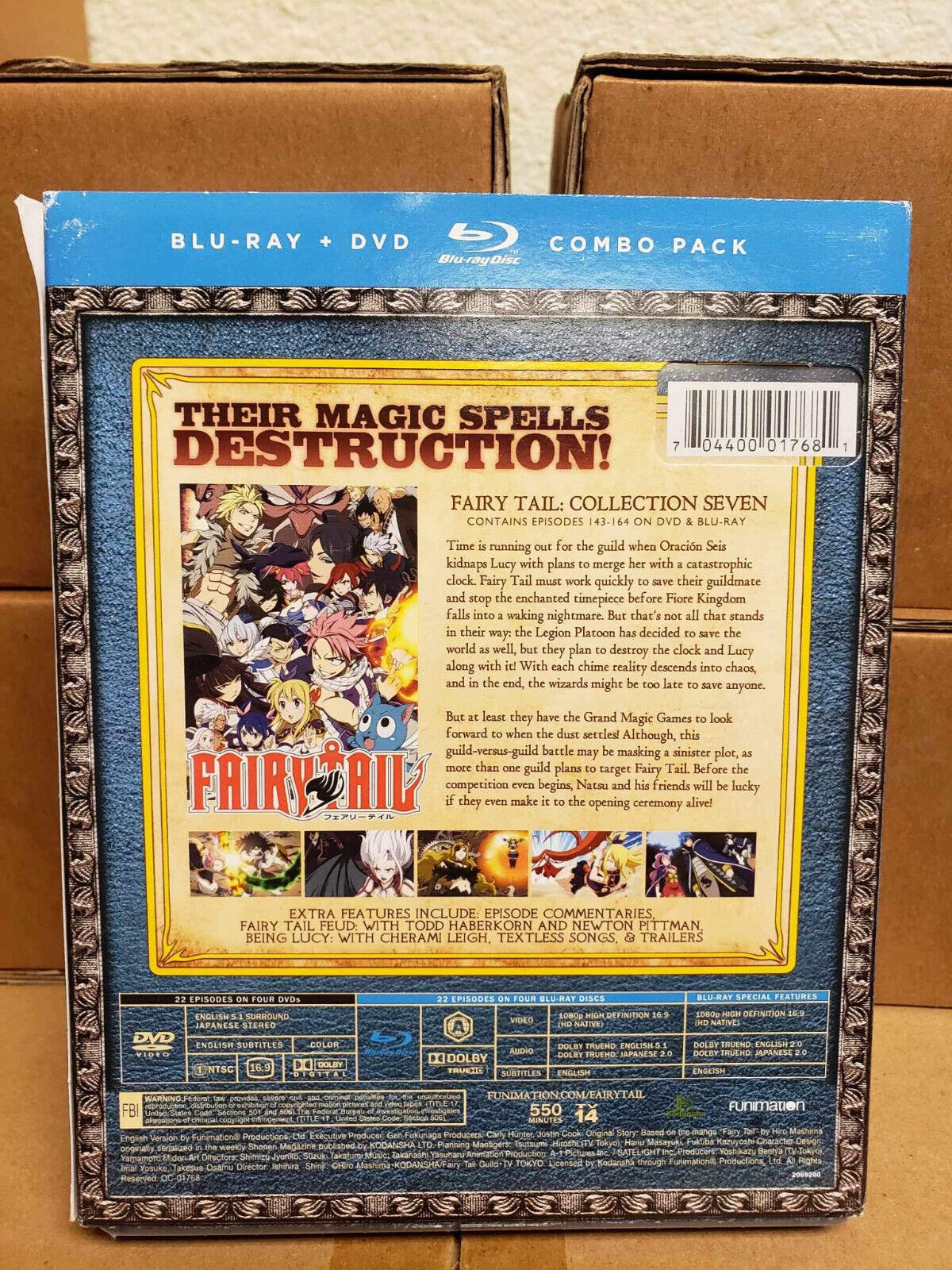 Fairy Tail Collection 7 Blu-ray Tetsuya Kakihara