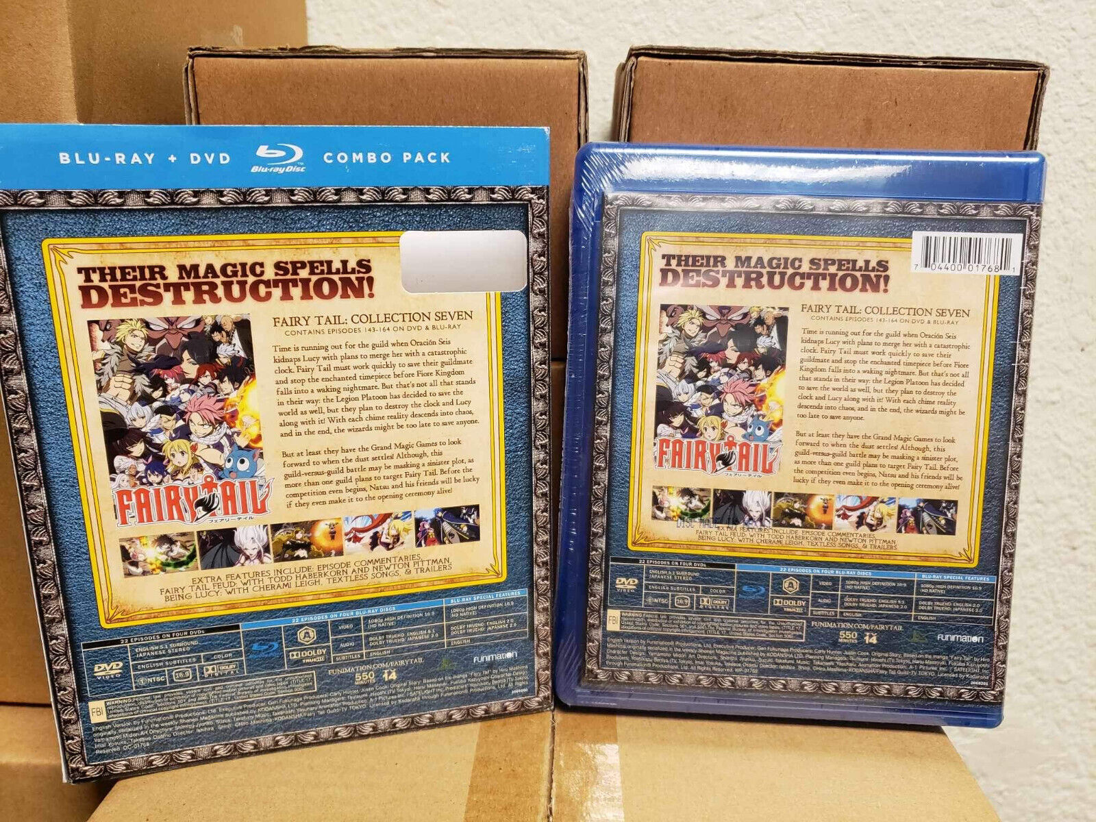 Fairy Tail Collection 7 Blu-ray Tetsuya Kakihara