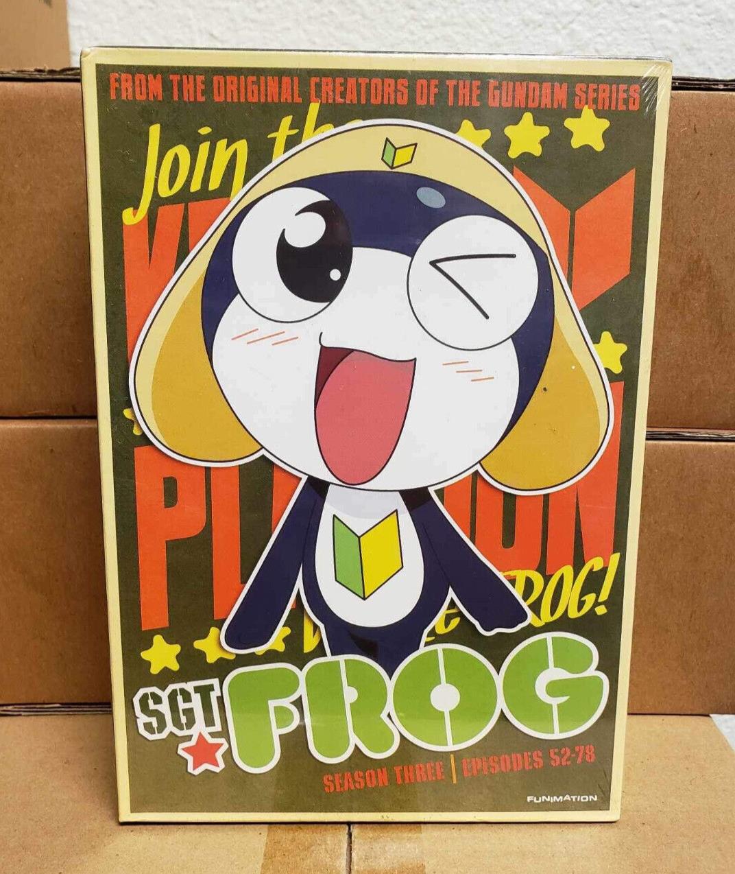 Sgt. Frog Season Three (DVD, 2011, 4-Disc Set)