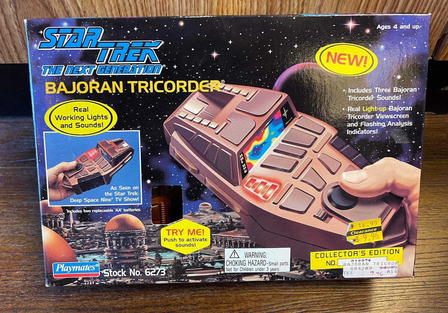 Star Trek Bajoran Tricorder by Playmates Toy New in Original Box