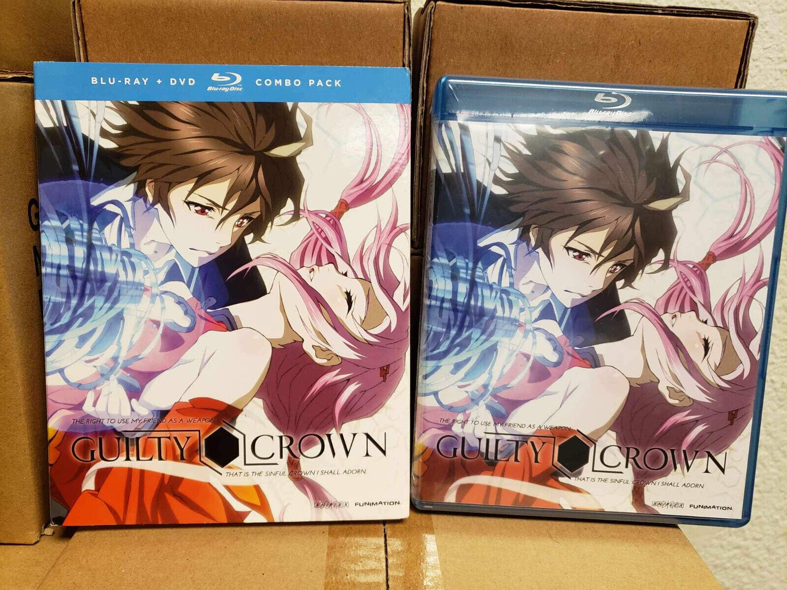 Guilty Crown [ The Complete Series ] (Blu-ray + DVD) NEW