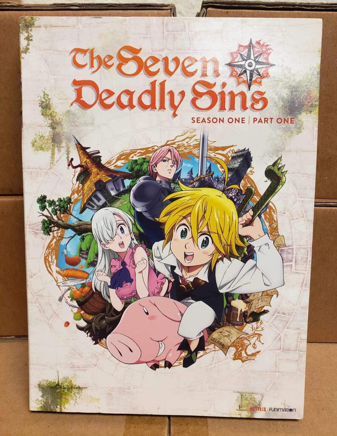 The Seven Deadly Sins Season One Part One DVD Anime NEW