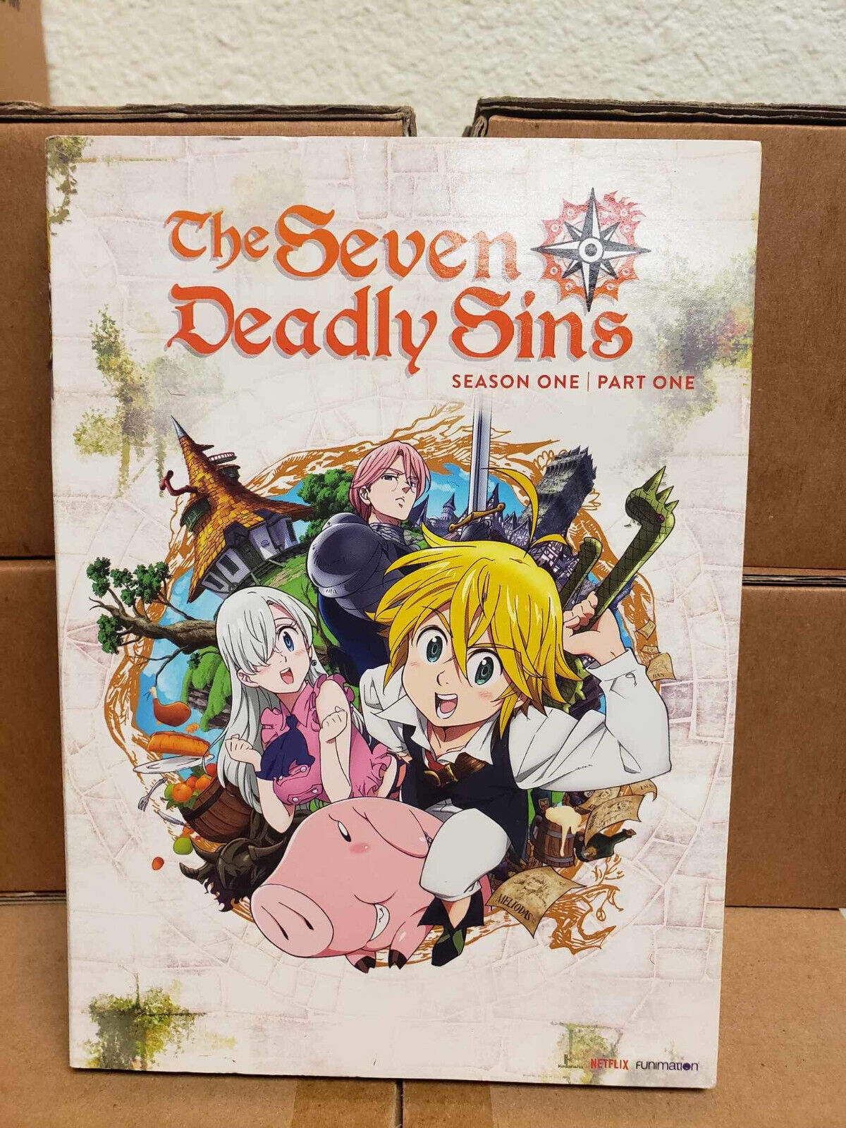 The Seven Deadly Sins Season One Part One DVD Anime NEW