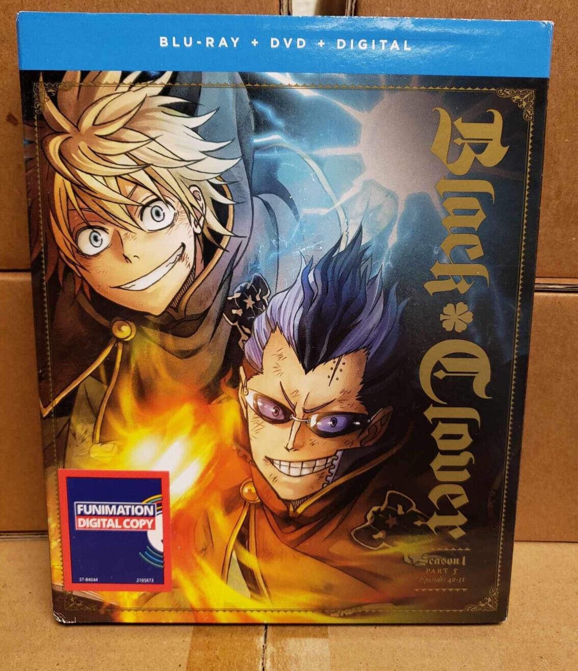 Black Clover Season 1 Part 5 Blu-ray Gakuto Kajiwara NEW