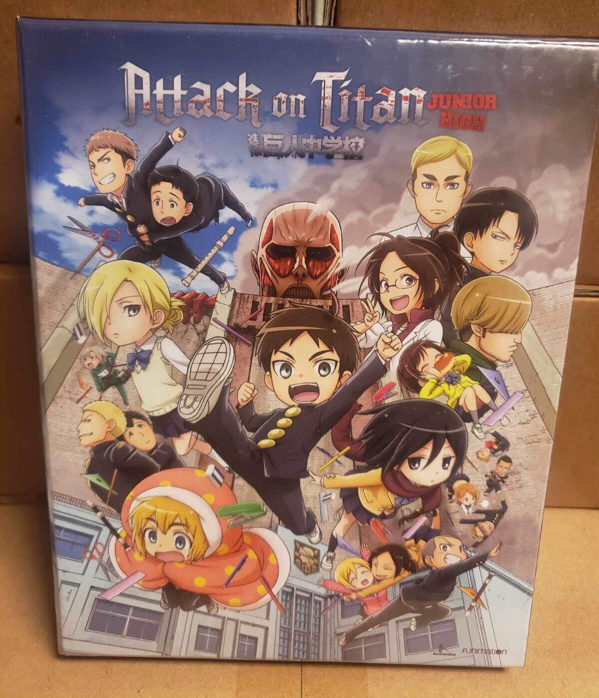 Attack on Titan Junior High: The Complete Series (DVD, 2017, 2-Disc Set)