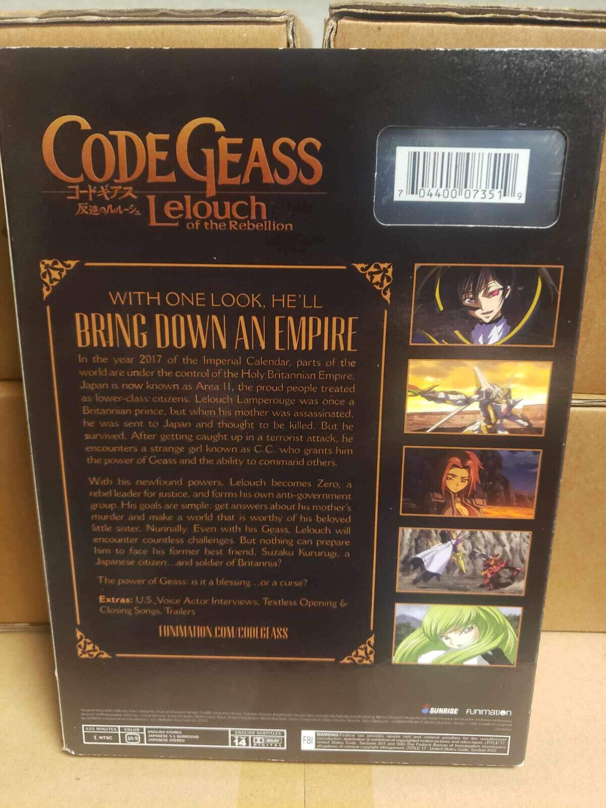 Code Geass: Lelouch of the Rebellion Season One (DVD)