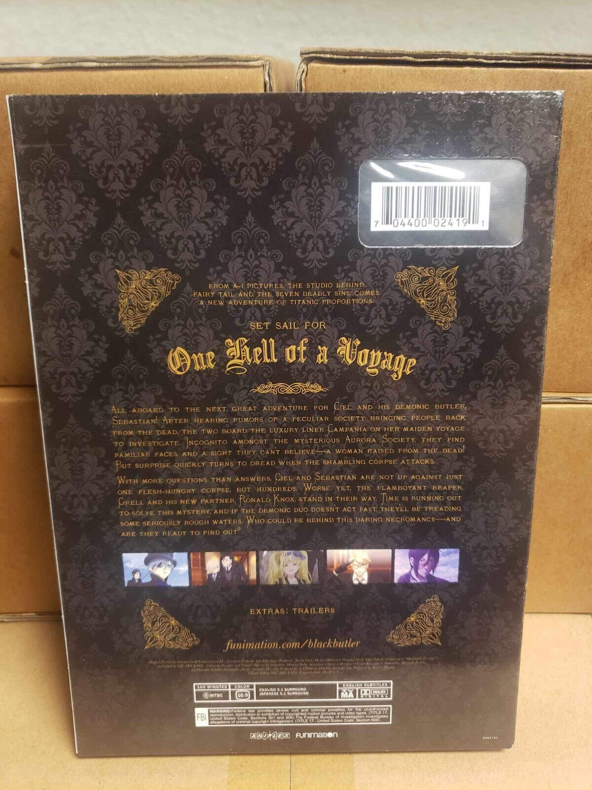Black Butler Book of the Atlantic Movie DVD NEW!