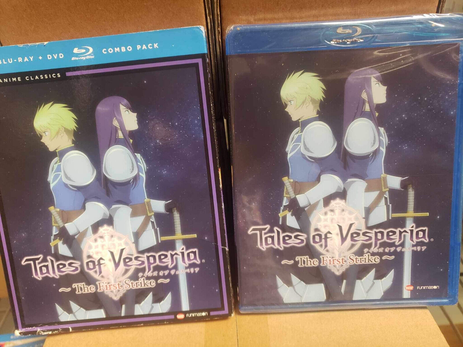 Tales of Vesperia The First Strike Anime Blu Ray - New