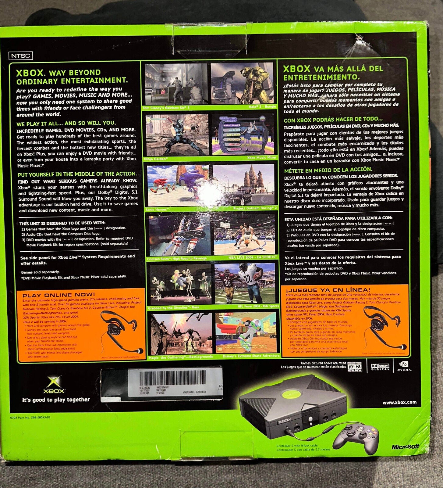 Original Xbox Console 2003 New Sealed In Box Rare Clone Wars/Tetris Ed.!