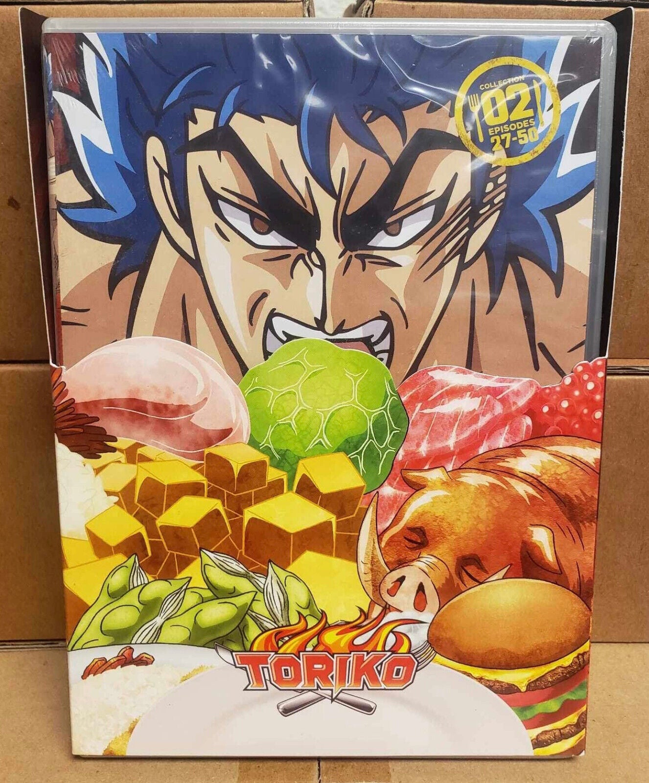 FUNIMATION TORIKO COLLECTION TWO TV ANIME DVD & SLIPCOVER