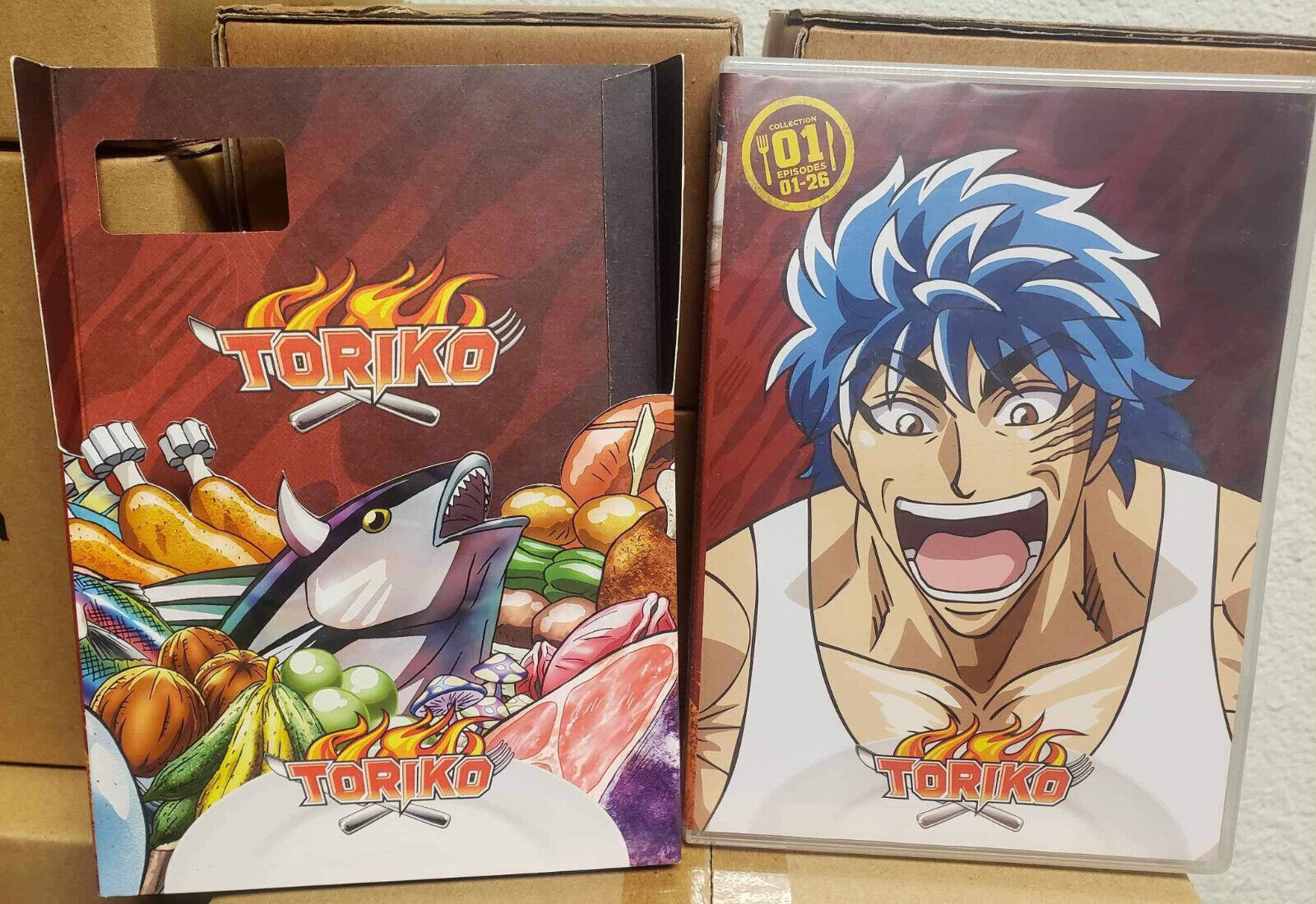 FUNIMATION TORIKO COLLECTION ONE 26 EPISODES 4 DISC TV ANIME DVD & SLIPCOVER