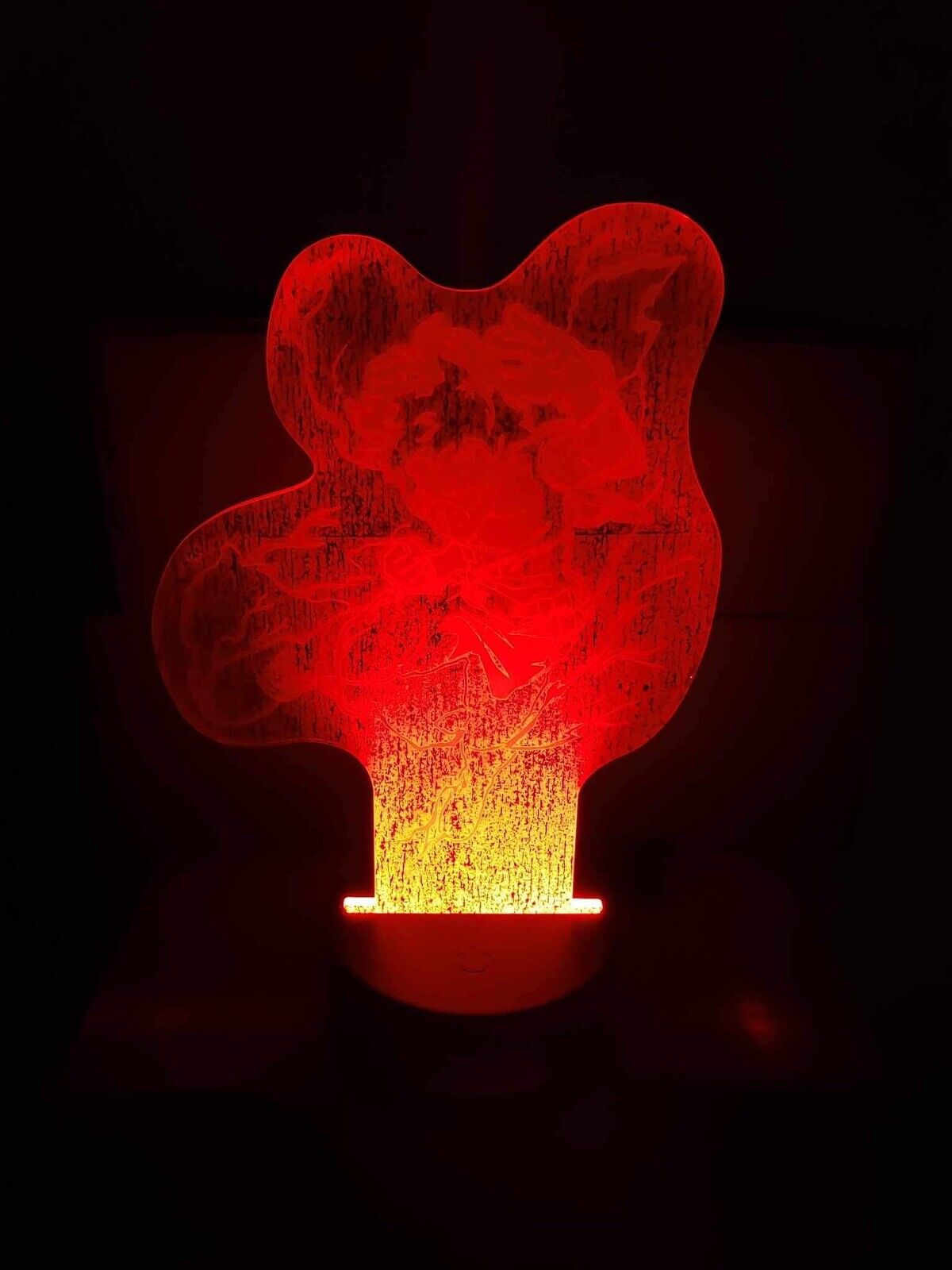 MHA Deku 6.5" My Hero Academia Custom Laser Engraved Acrylic 3D LED Night Lamp