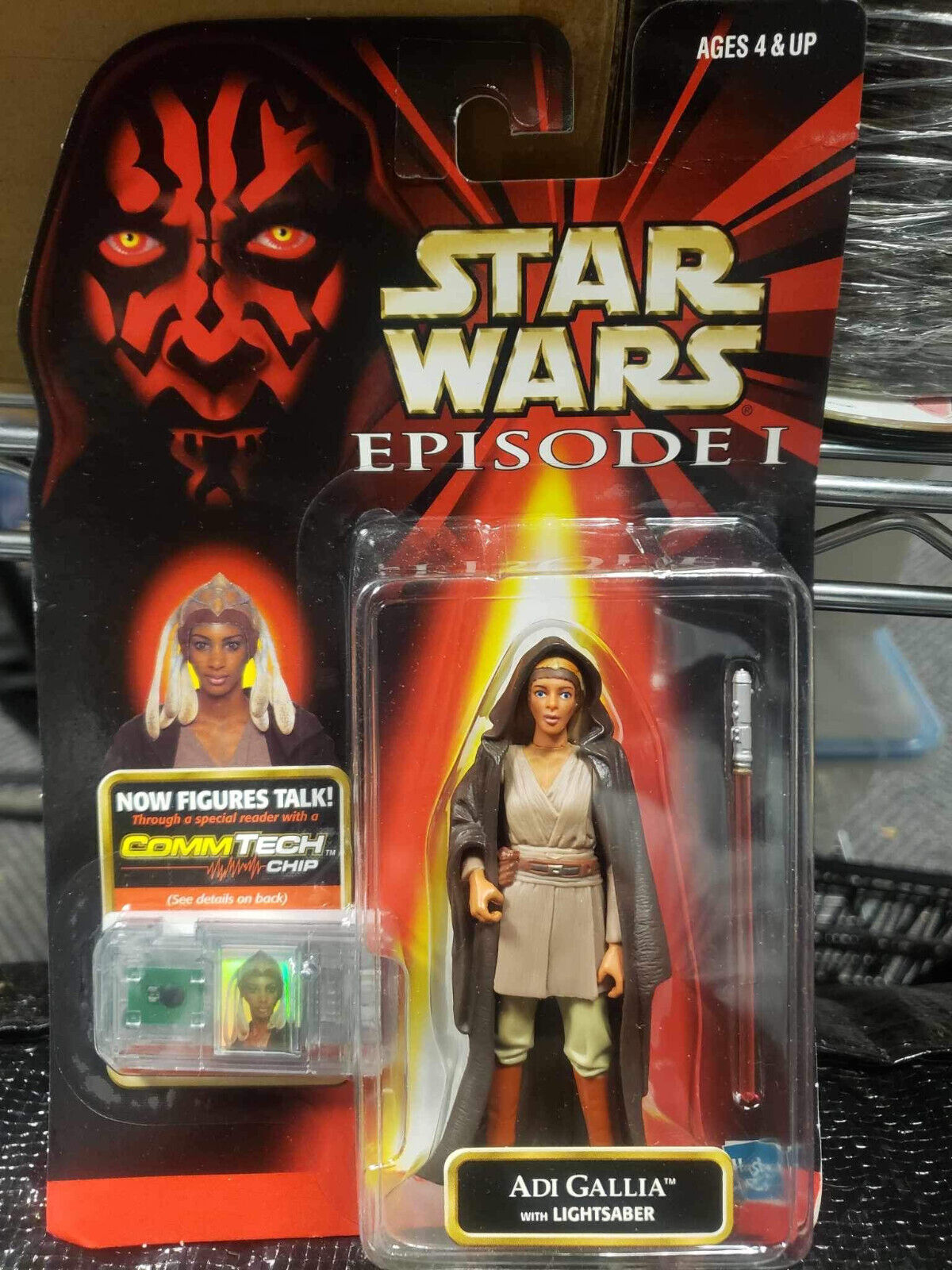 Hasbro Star Wars Adi Gallia Episode 1 CommTech Chip Action Figure