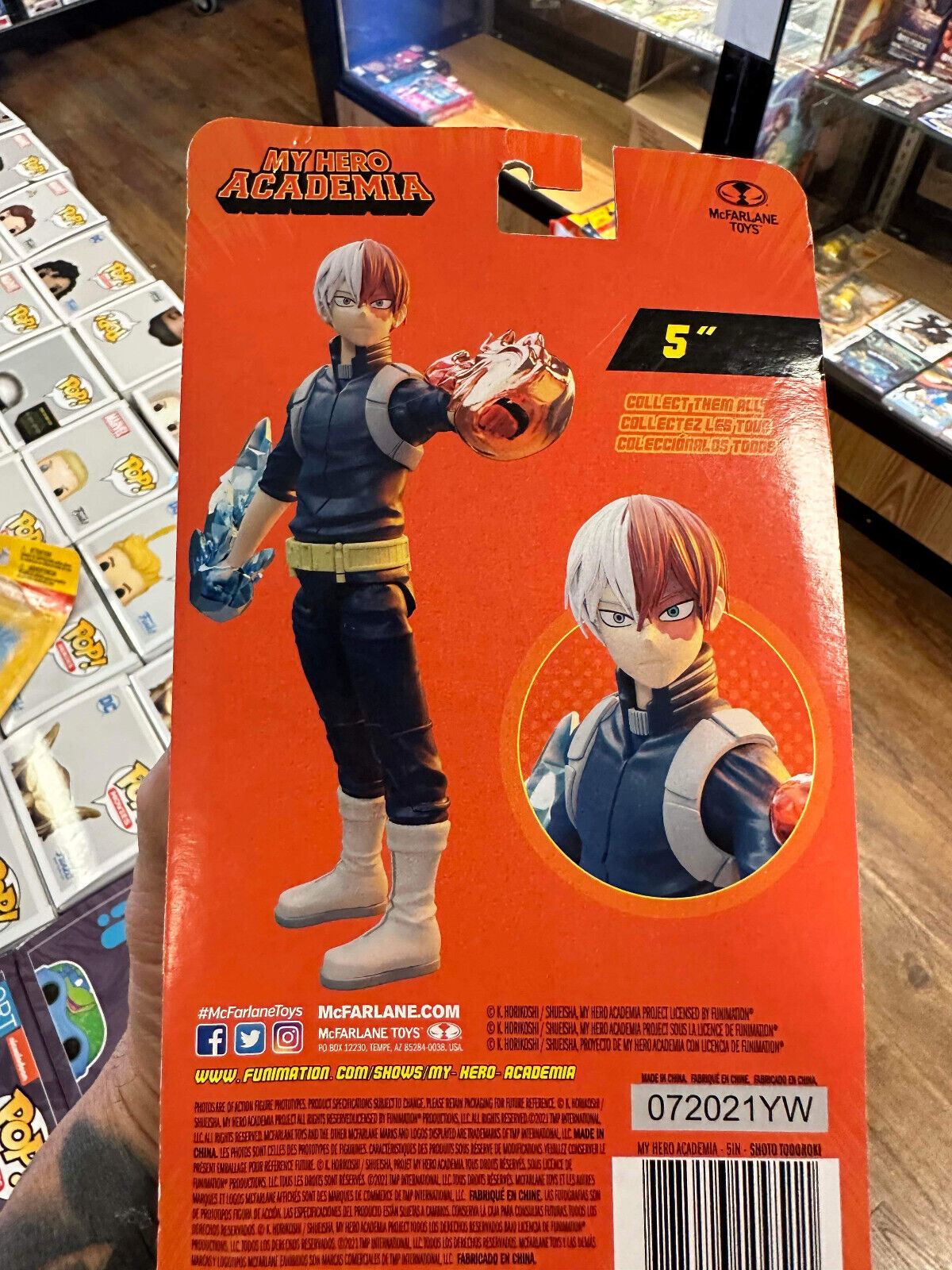 My Hero Academia Shoto Todoroki Action Figure 5" McFarlane