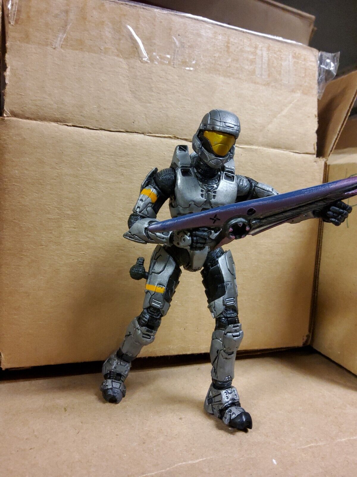 Mcfarlane Halo 3 Spartan Soldier Steel Exclusive Action Figure