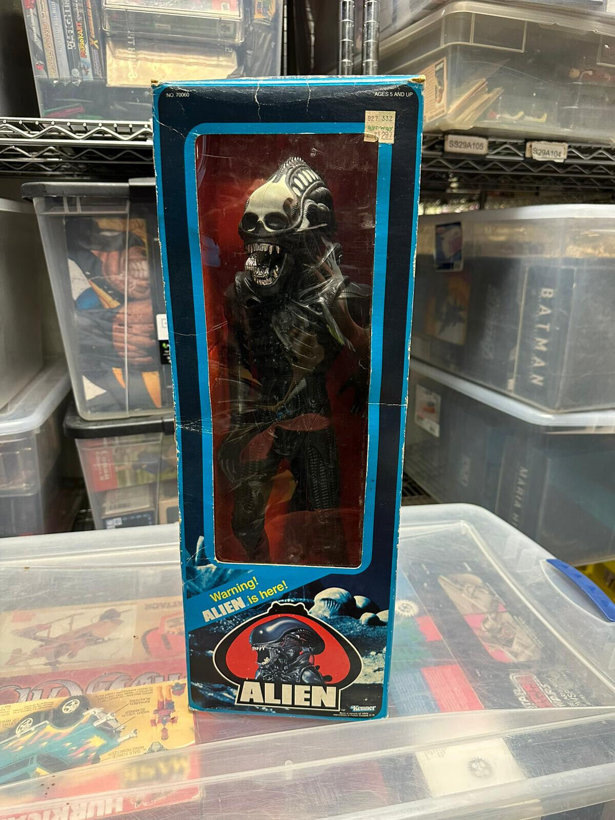 Vintage Kenner Alien Figure - Signed by Several  Original Cast Members